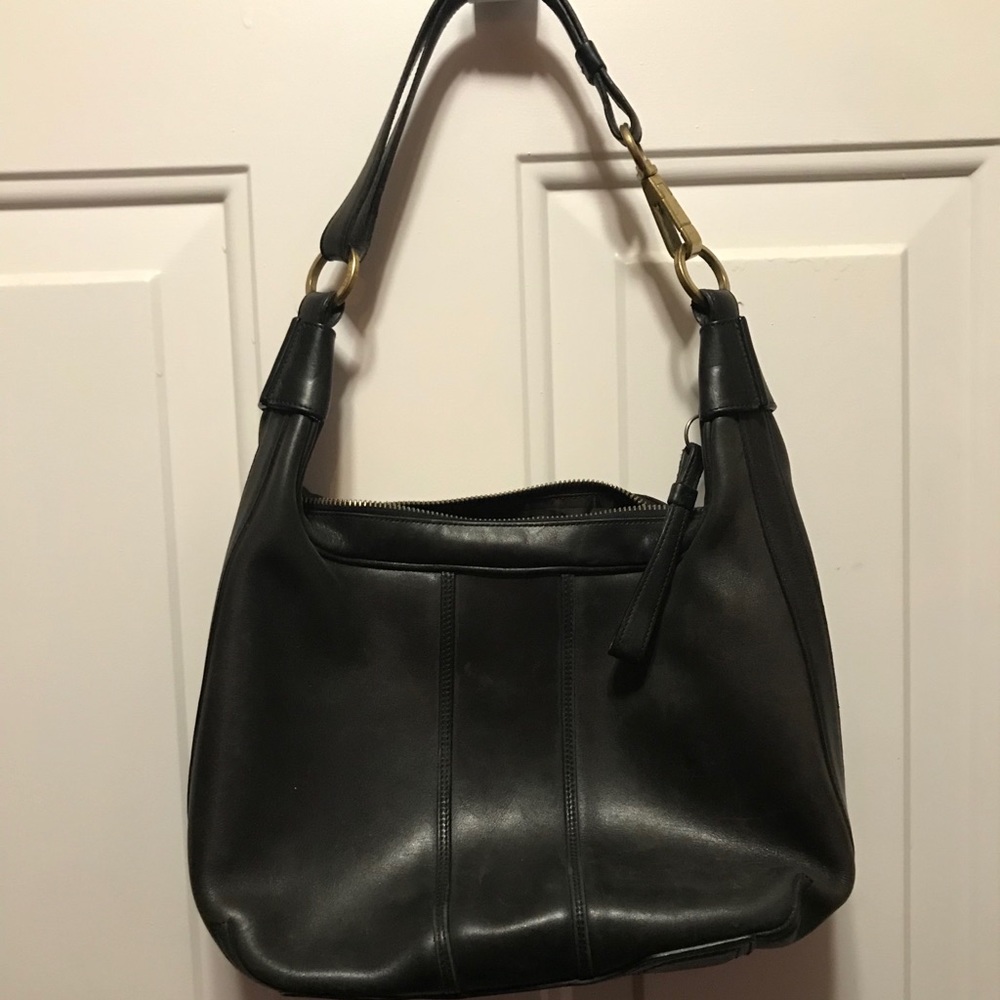 Black coach purse